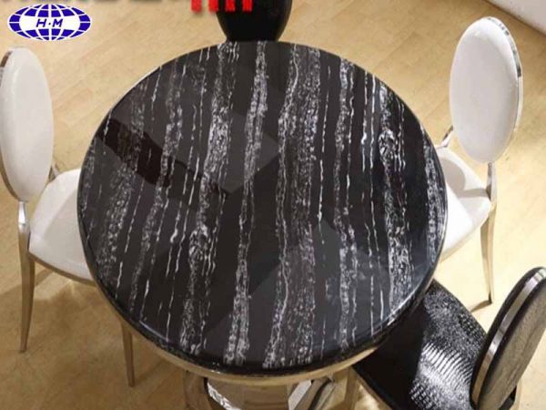 China Black And White Marble Top Table