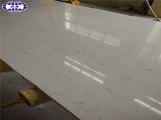 Carrara White Quartz Countertop, Engineered Quartz Stone