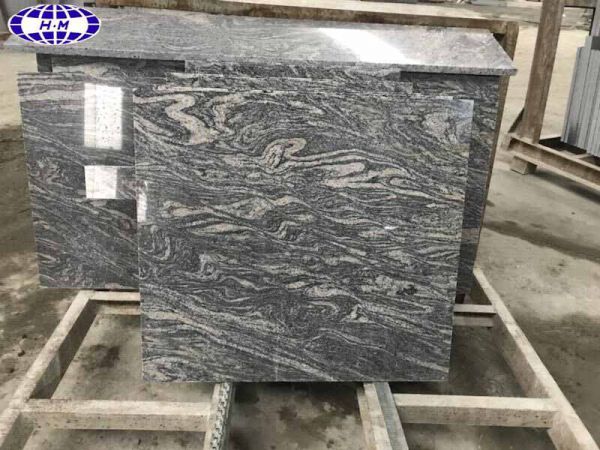 China Dragon Juparana Grey Granite Tile, Multicolour Grain Granite
