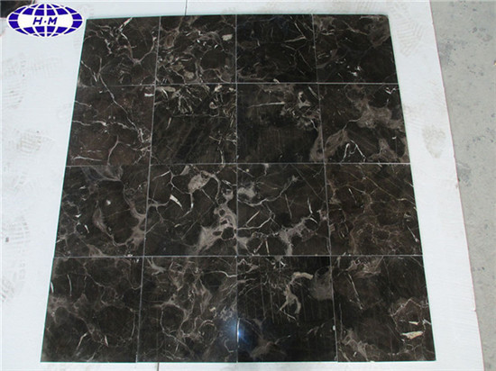 China Dark Emperador Marble, Polished Marble Tiles, Countertops