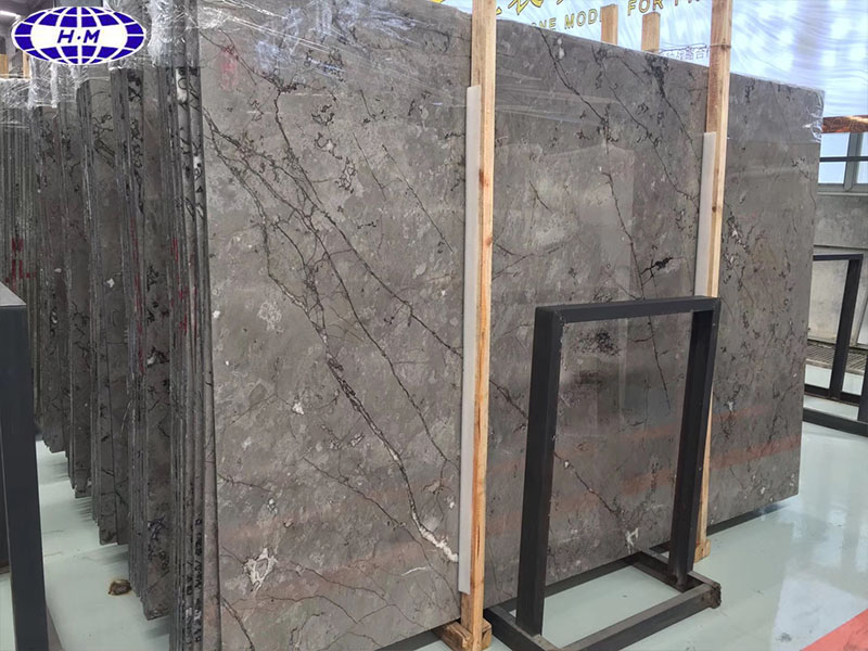 Lilac Grey Marble Slabs, Lilac Grey Marble Tiles