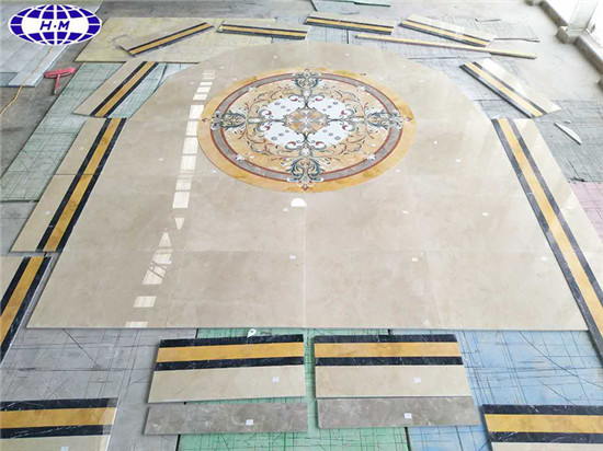 Marble Inlay Flooring, Tile Medallion Patterns