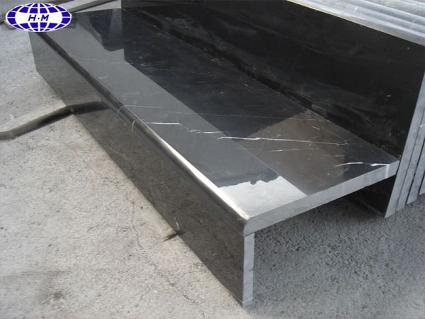 Nero Marquina Black Marble Stair